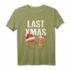 Last Christmas Lebkuchen Herz Pärchen T-Shirt – Lustiges und liebevolles Geschenk für Partner, Freunde & Familie zu Weihnachten, Geburtstag oder Überraschung