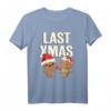 Last Christmas Lebkuchen Herz Pärchen T-Shirt – Lustiges und liebevolles Geschenk für Partner, Freunde & Familie zu Weihnachten, Geburtstag oder Überraschung