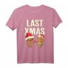 Last Christmas Lebkuchen Herz Pärchen T-Shirt – Lustiges und liebevolles Geschenk für Partner, Freunde & Familie zu Weihnachten, Geburtstag oder Überraschung