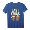 Last Christmas Lebkuchen Herz Pärchen T-Shirt – Lustiges und liebevolles Geschenk für Partner, Freunde & Familie zu Weihnachten, Geburtstag oder Überraschung